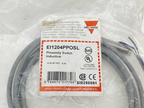 Carlo Gavazzi EL1204PPOSL Proximity Switch Inductive