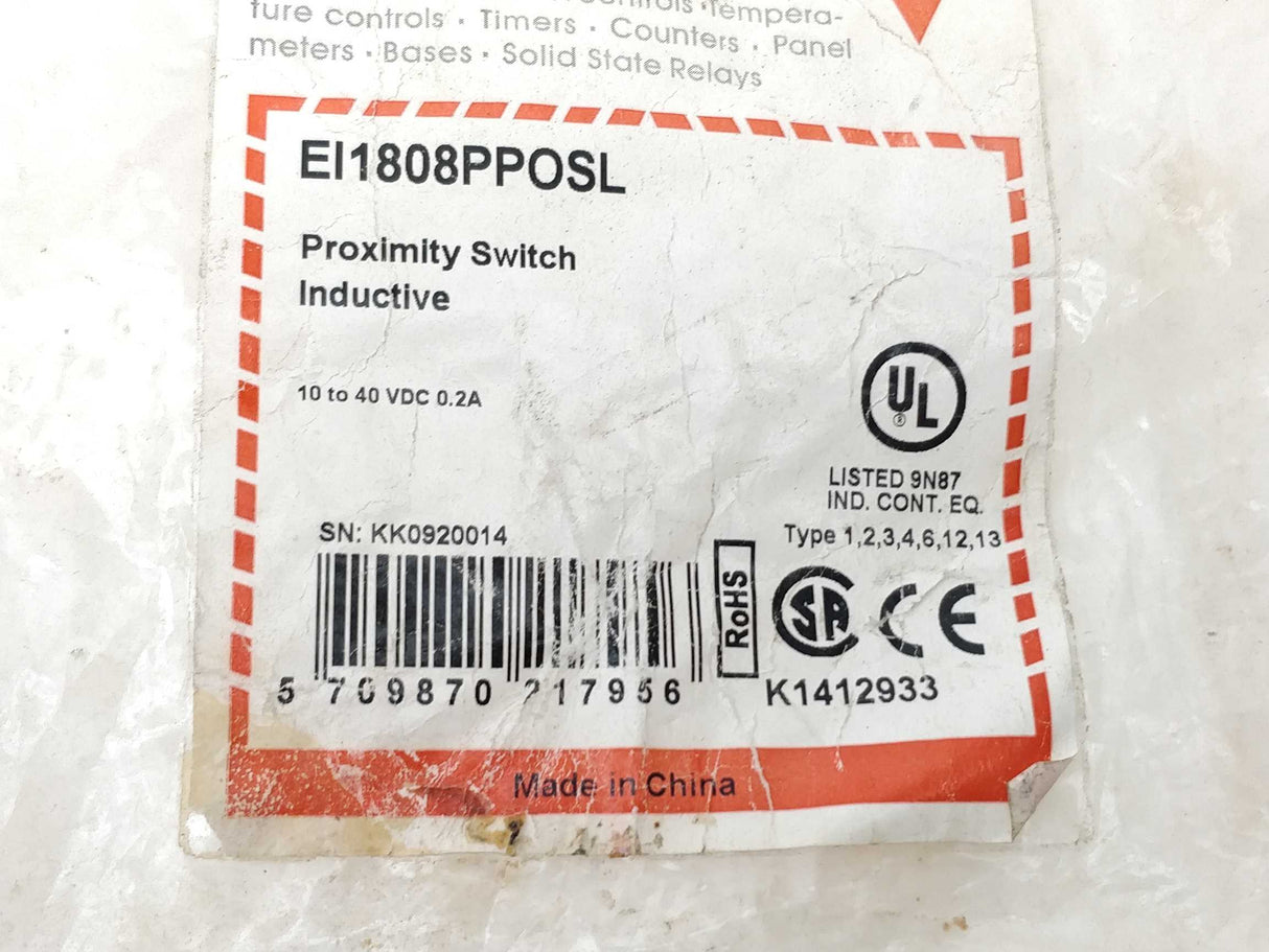 Carlo Gavazzi EL1808PPSOL Proximity Switch Inductive