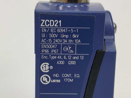 TELEMECANIQUE ZCD21 Limit switch body