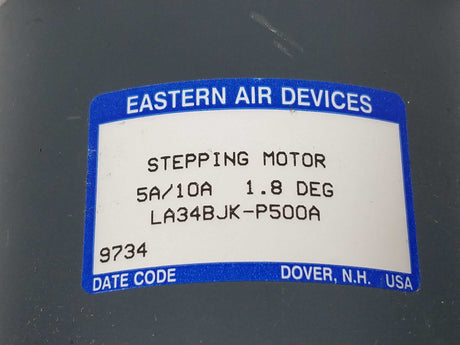 EASTERN AIR DEVICES LA34BJK-P500A STEPPING MOTOR
