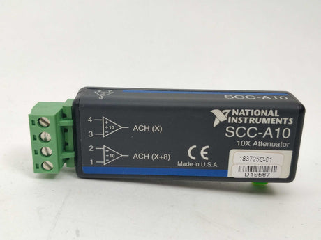 National Instruments 183725C-01 SCC-A10 10X Voltage Attenuator