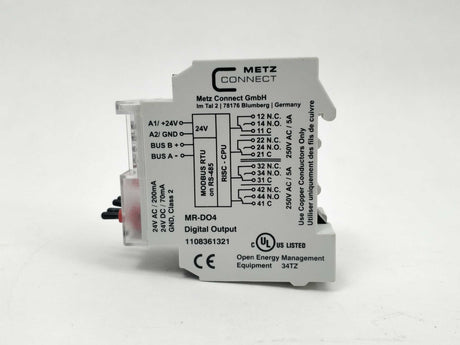 Metz Connect MR-DO4 Metz Connect MR-DO4 1108361321 Modbus RTU Digital output