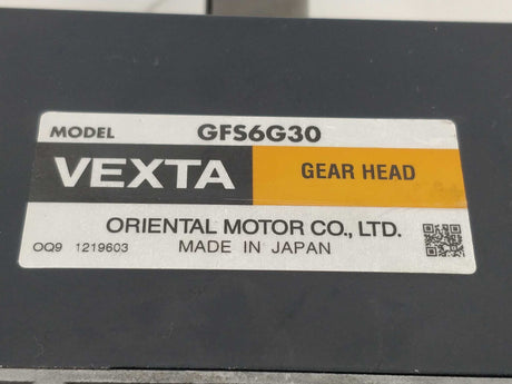 Vexta BXM6200M-GFS, GFS6G30 Oriental Motor