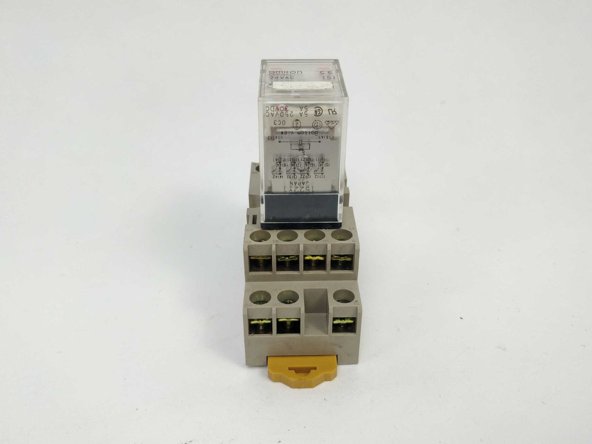 OMRON MY4N Relay 24VAC (S), 2 pcs