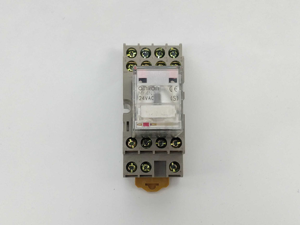 OMRON MY4N Relay 24VAC (S), 2 pcs