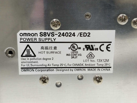 OMRON S8VS-24024 Power supply 24 VDC, 10 A