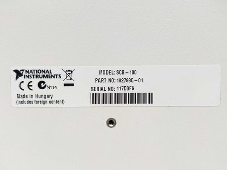 National Instruments 182788C-01 SCB-100