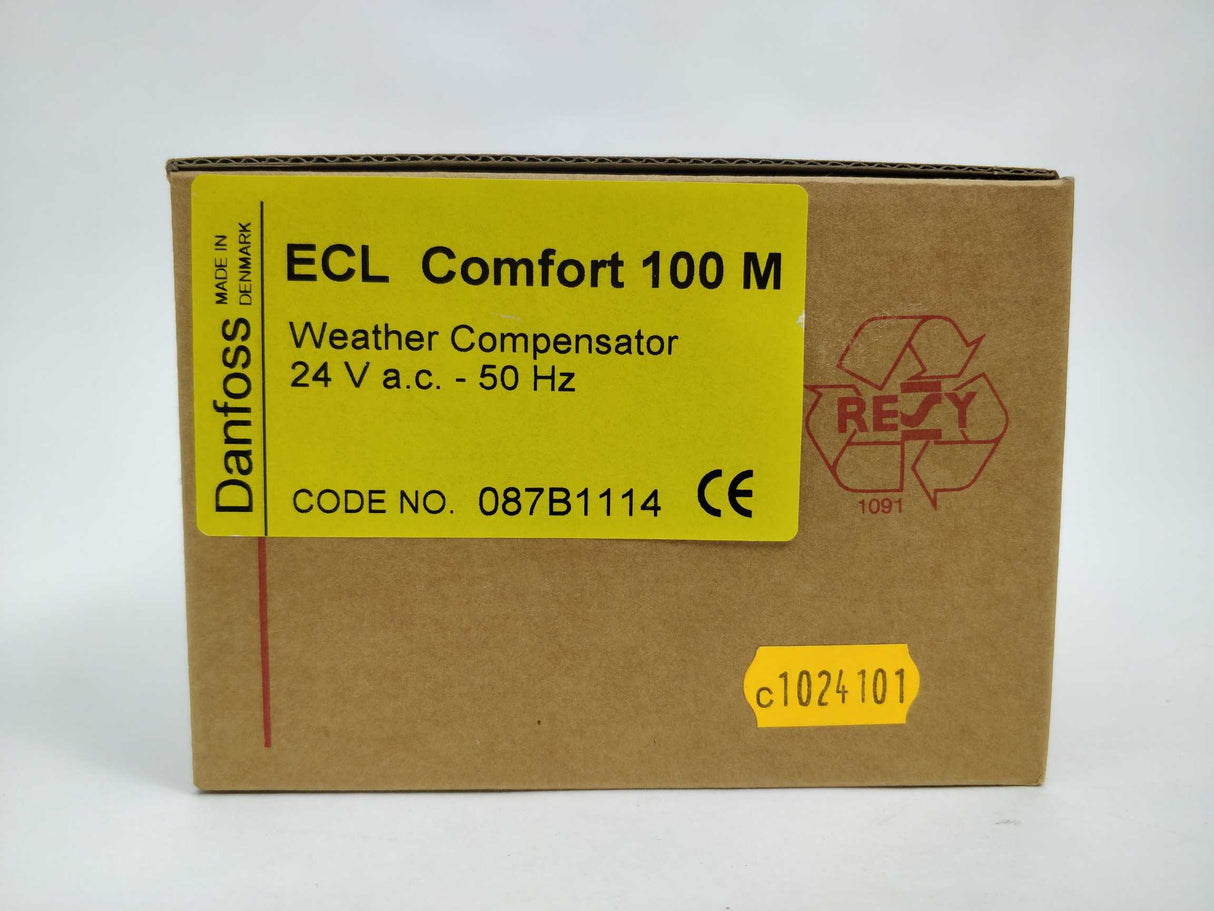 Danfoss 087B1114 ECL Comfort 100M Weather Compensator 24VAC
