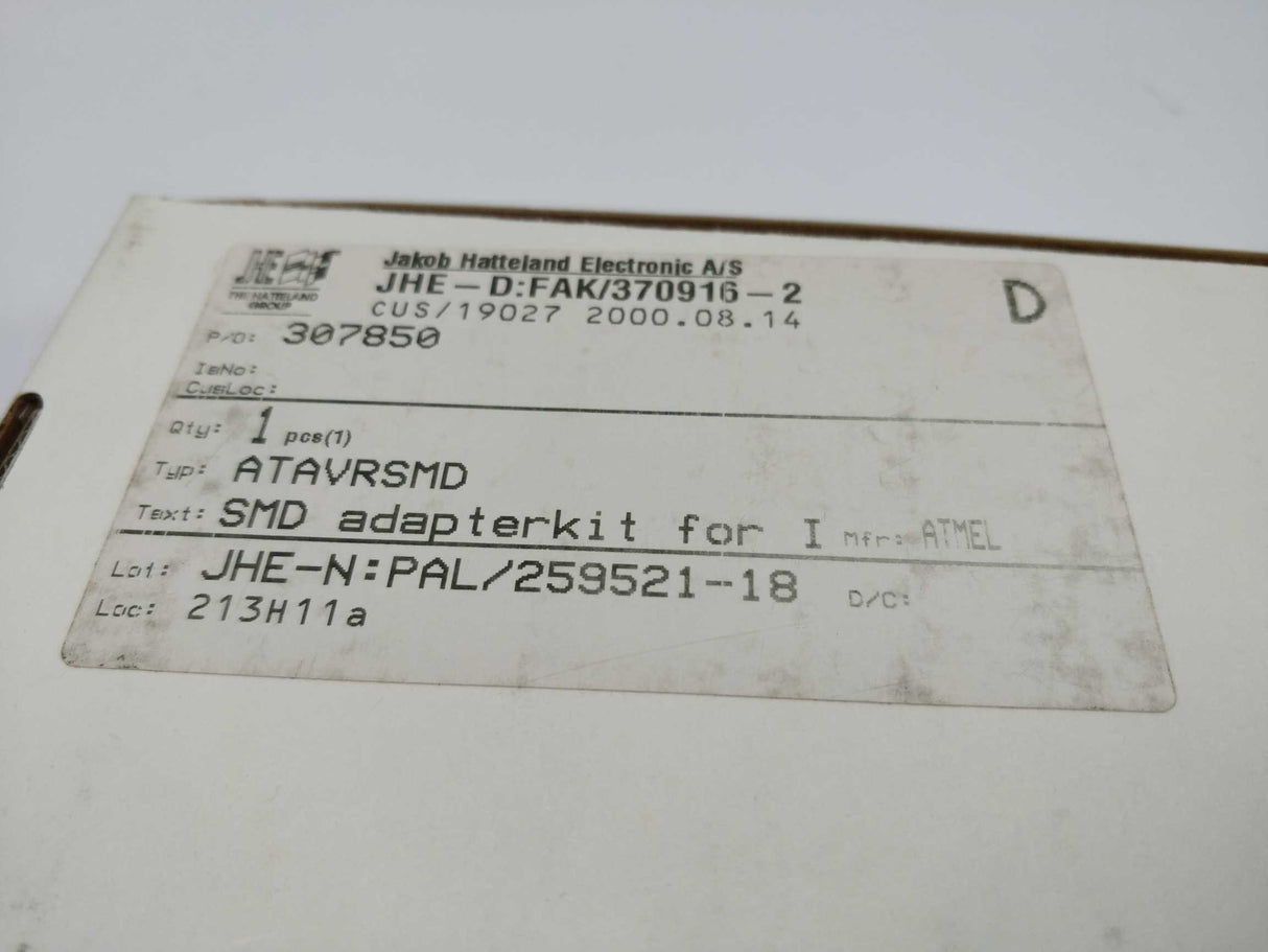 Atmel ATAVRSMD ICE 200 Surface-Mount Adapter Kit