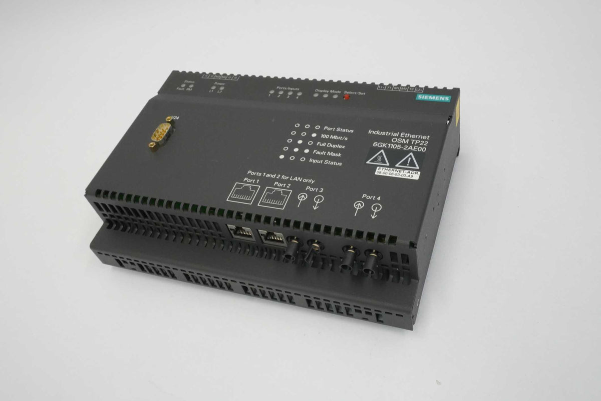 Siemens 6GK1105-2AE00 SIMATIC NET Industrial Ethernet OSM TP22