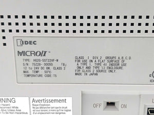 Idec HG2G-5ST22VF-W Programmable display