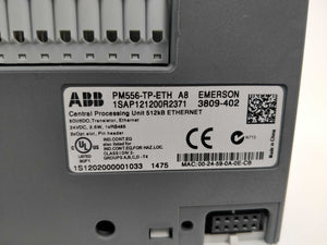 ABB PM556-TP-ETH 1SAP121200R2371 PM556-TP-ETH 512kB