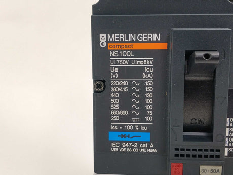 Merlin Gerin 29810 Compact NS100L circuit breaker