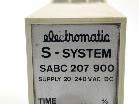 Electromatic SABC 207 900 S-System