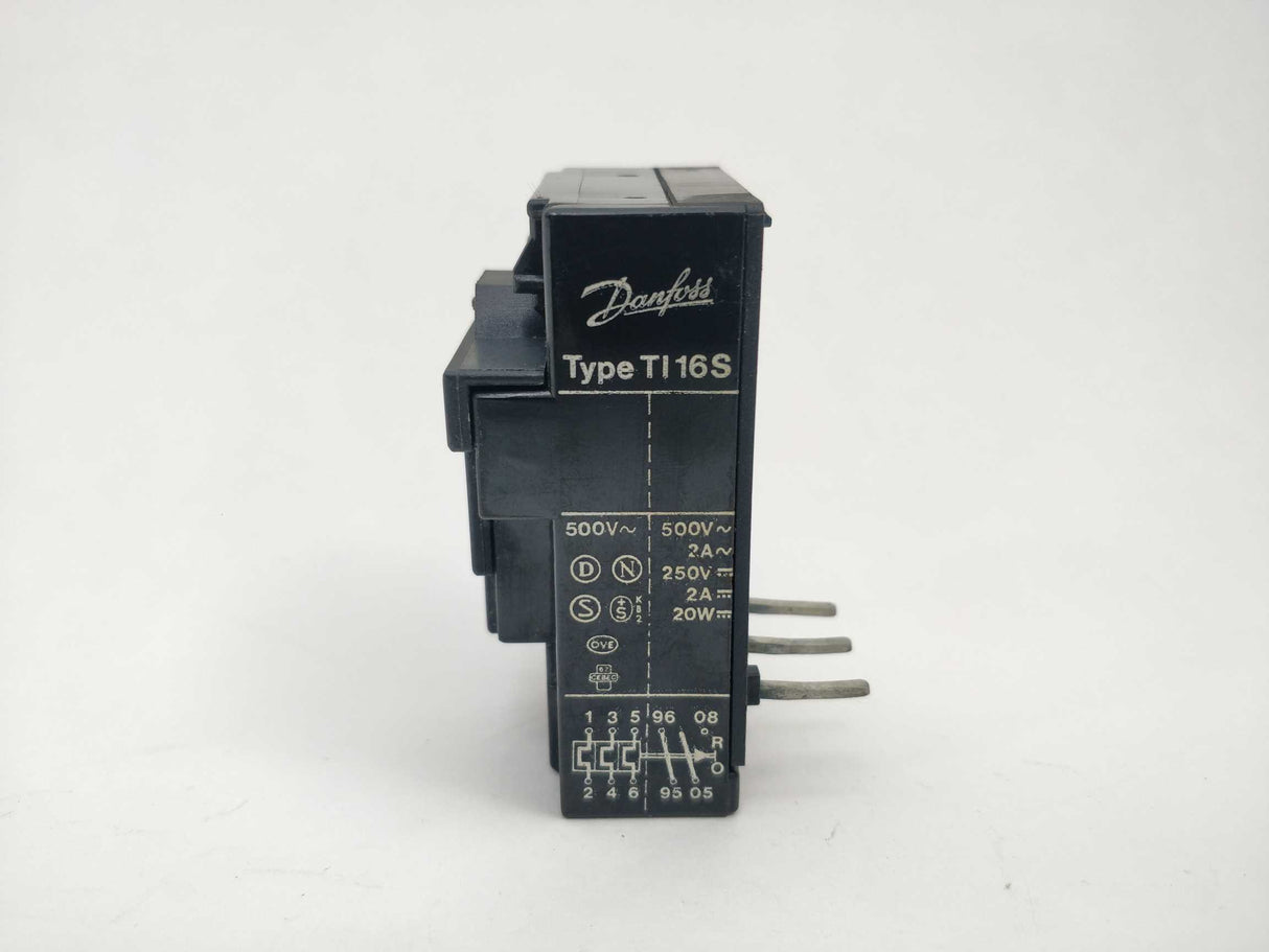 Danfoss 047H0124 Overload relay TI 16S Quick 6A Slow 4A