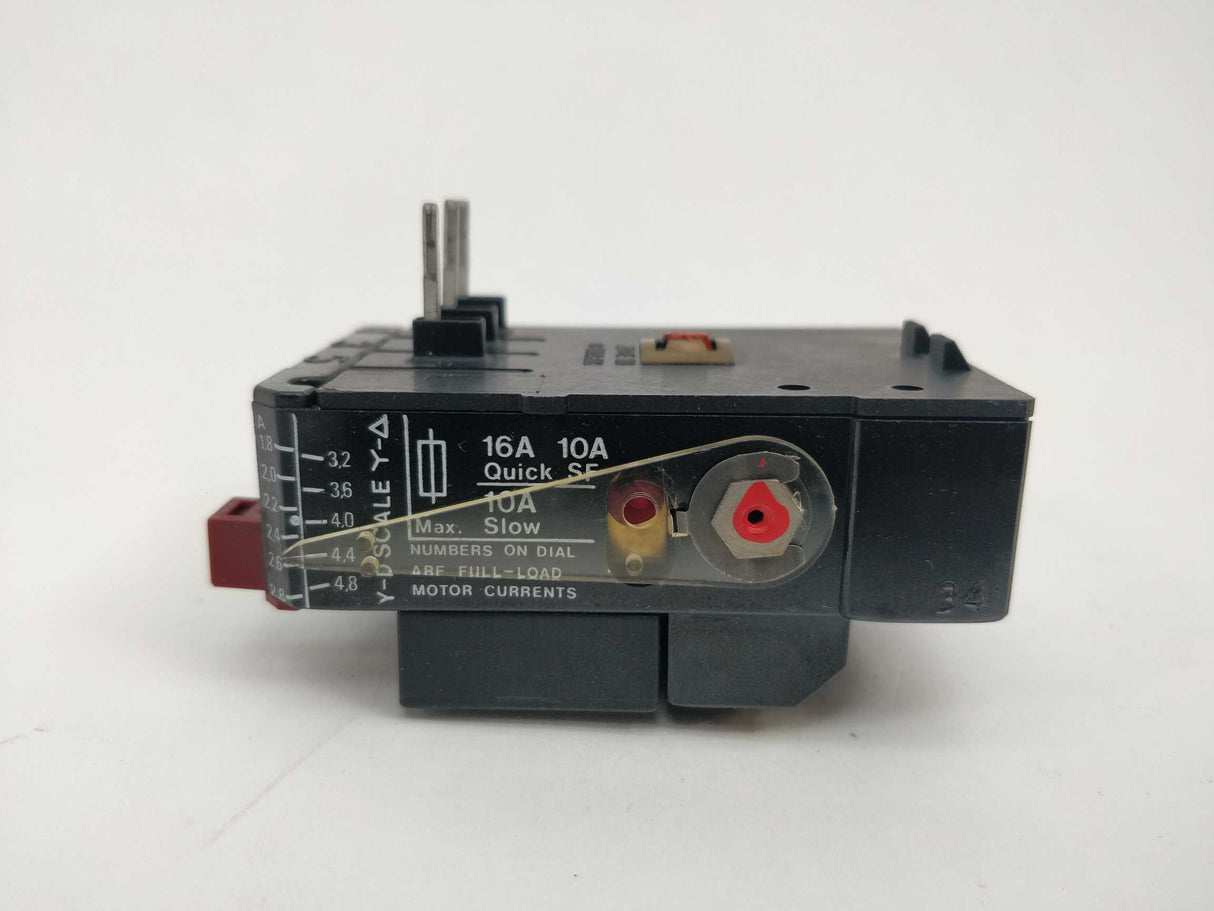 Danfoss 047H0124 Overload relay TI 16S Quick SF 16A 10A Slow 10A