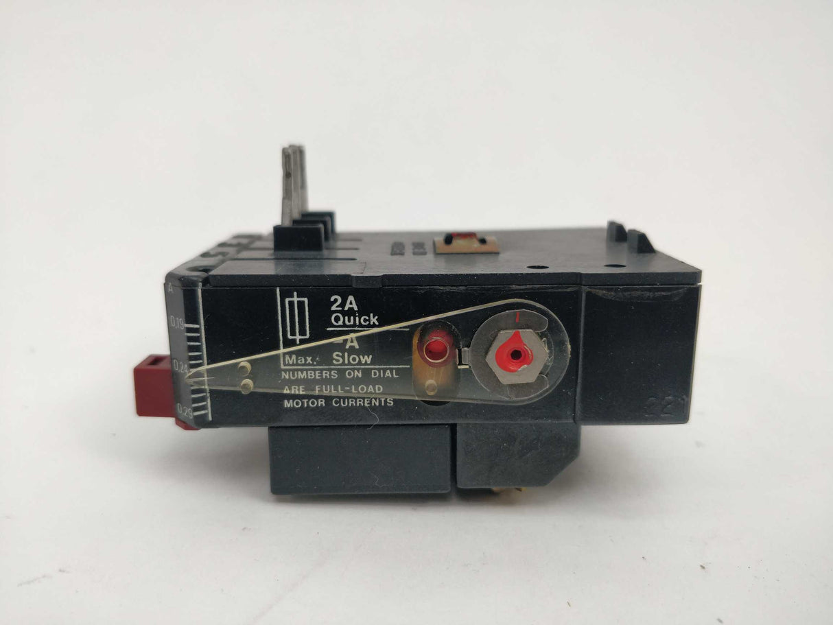 Danfoss 047H0124 Overload relay TI 16S Quick 2A Slow -A