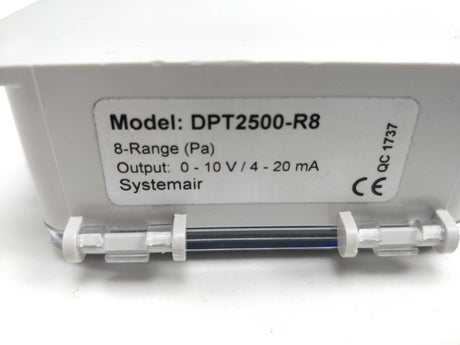 systemair DPT2500-R8 Differential Pressure Transmitter