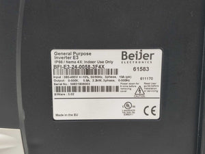 BEIJER ELECTRONICS BFI-E3-24-0058-3F4X. 61583 General Purpose Inverter