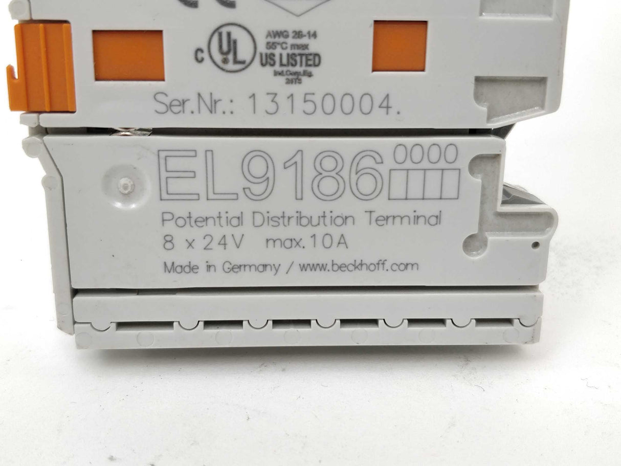 Beckhoff EL9186 Potential Distribution Terminal