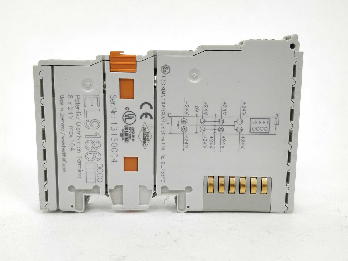 Beckhoff EL9186 Potential Distribution Terminal