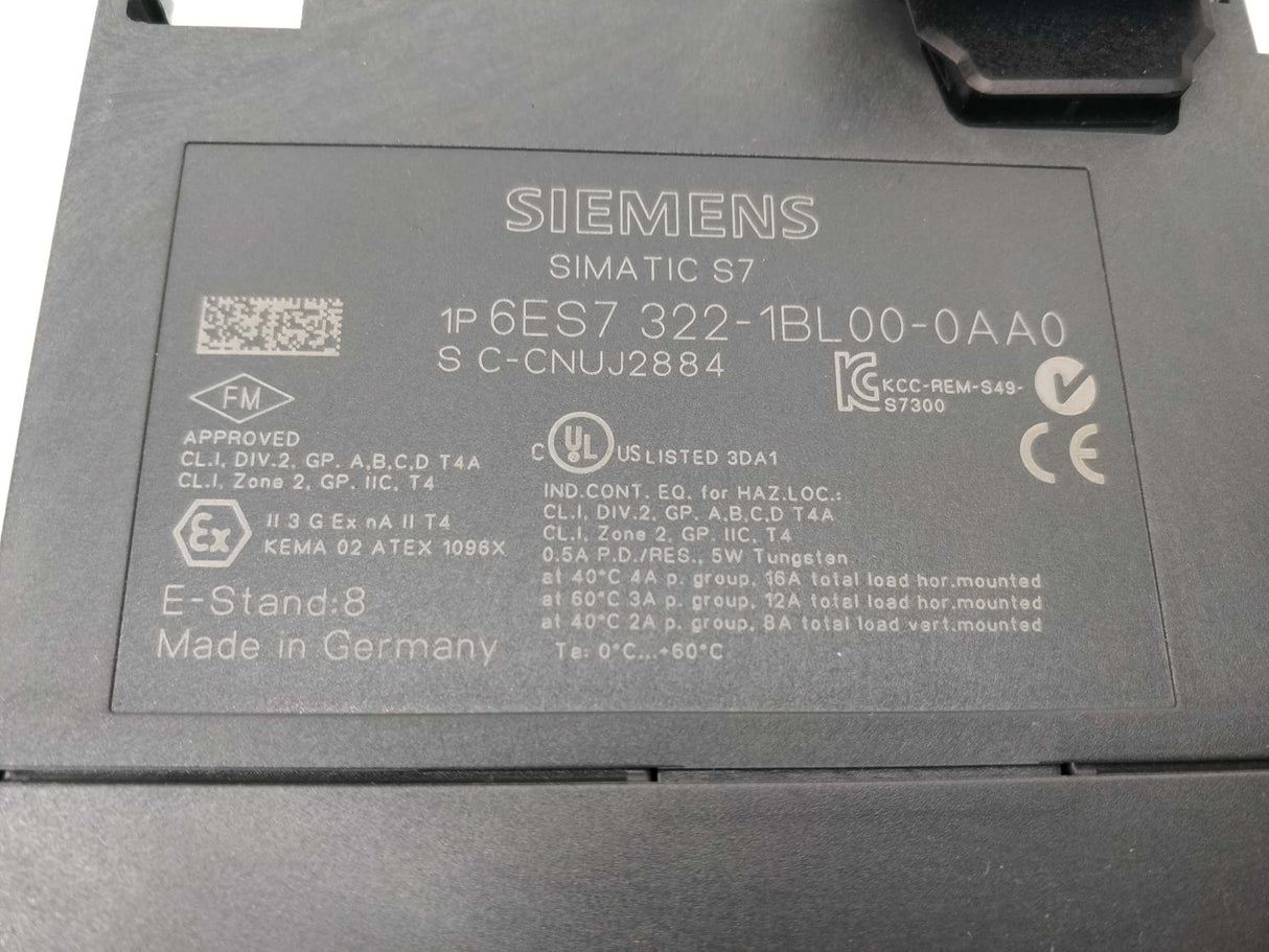 Siemens 6ES7322-1BL00-0AA0 Digital output Module
