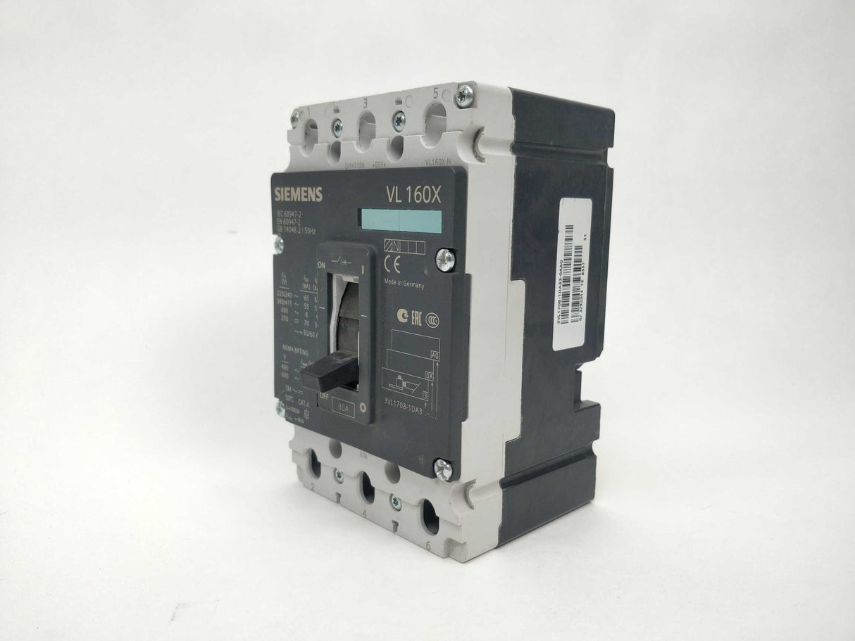 Siemens 3VL17081DA330AA0 VL 160X