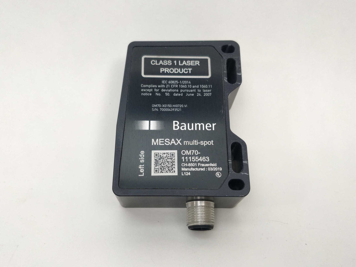 Baumer OM70-X0150. 11155463 OM70-X0150.HI0720.VI Distance Sensor