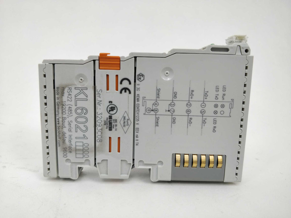 Beckhoff KL6021 SPS RS422 Serial interface