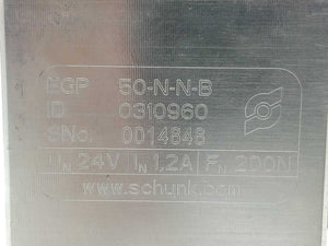 Schunk EGP 50-N-N-B EGP 50-N-N-B. ID 0310960
