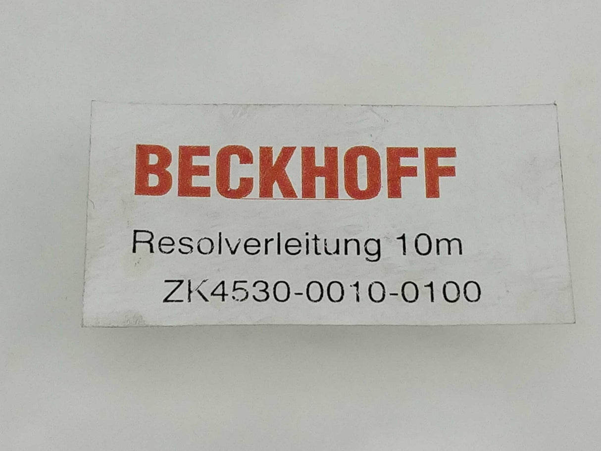 Beckhoff ZK4530-0010-0100 Cable. 10M
