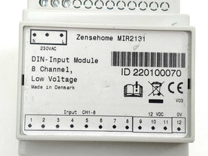 ZenseHome MIR2131 DIN-Input Module 8 Channel, Low voltage 230VAC