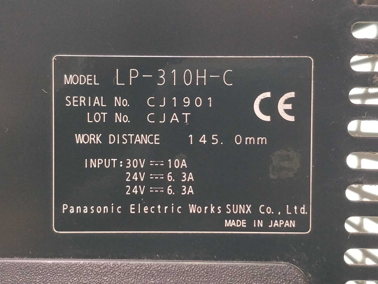 Panasonic Electric Works LP-310H-C Laser 145.0mm. Not tested