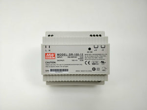 Mean Well DR-100-15 Power supply output: 15V 6.5A