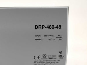 Mean Well DRP-480-48 AC/DC, 480W, 48V, DIN-RAIL