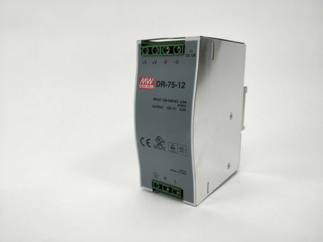 Mean Well DR-75-12 Power supply output: 12V 6.3A