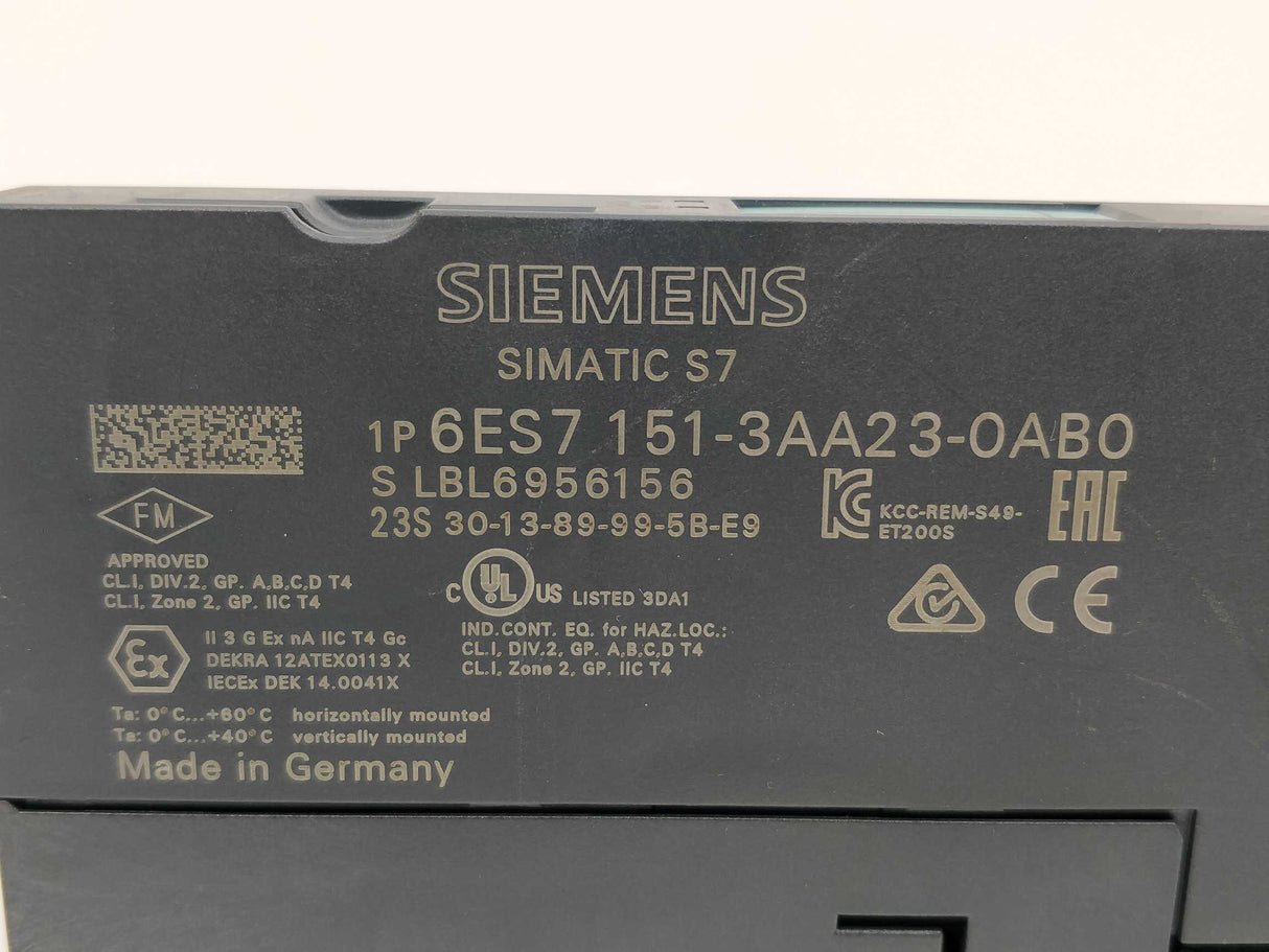 Siemens 6ES7151-3AA23-0AB0 Simatic S7