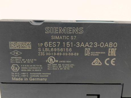 Siemens 6ES7151-3AA23-0AB0 Simatic S7