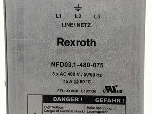 Bosch Rexroth NFD03.1-480-075 LINE/NETZ Power Line Filter