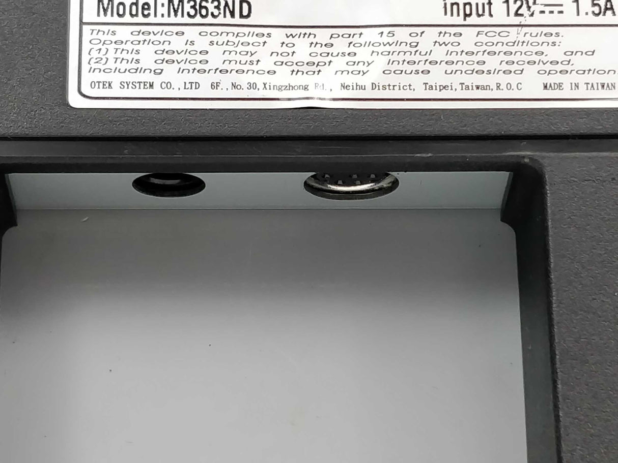 OTEK System M363ND 7" Glass display