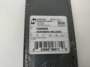Hammond Manufacturing 1599BBK Plastic enclosure black