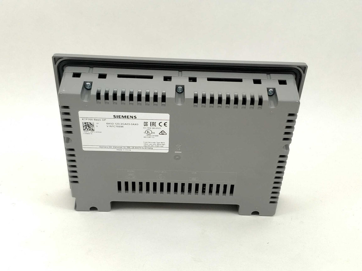 Siemens 6AV2123-2GA03-0AX0 KTP700 Basic DP