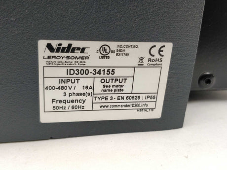 NIDEC ID300-34155 LEROY-SOMER, Commander ID300