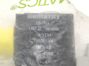 NUMATICS C12BA4002026Y40 With 219-204A & 228-774A