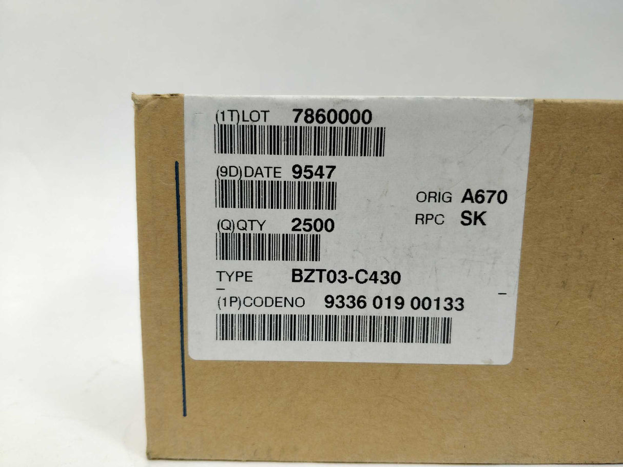 Philips semiconducter BZT03-C430 Diode, Type: BZT03-C430. 2500 Pcs