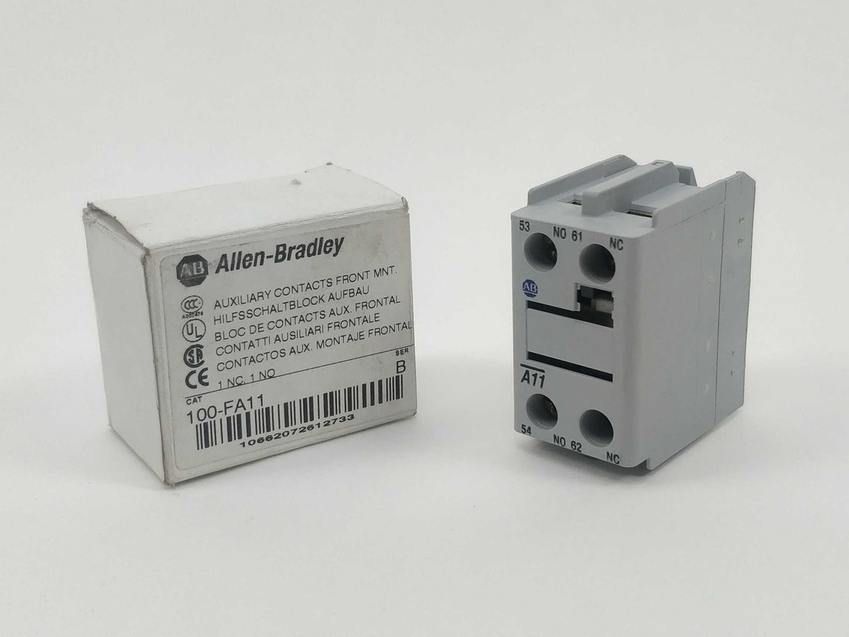 AB 100-FA11 Auxilairy Contacts Front MNT. Ser. B