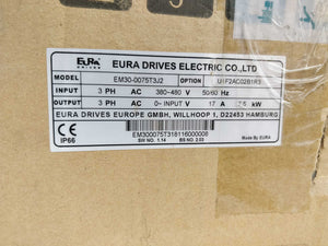 EURA DRIVES EM30-0075T3J2 U1F2AC02B1R3