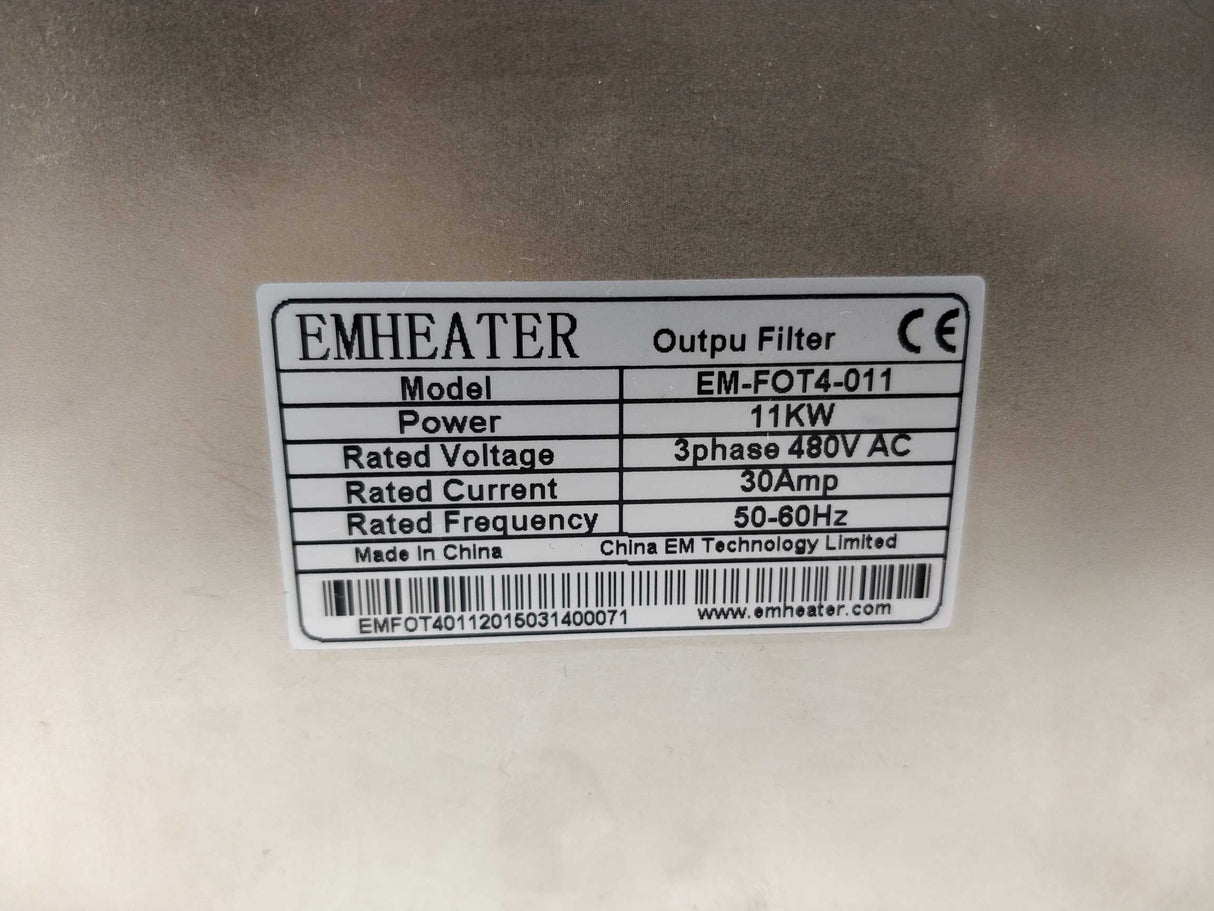 Emheater EM-FOT4-011 Output Filter 11KW 4PH 480V AC 30A 50-60Hz