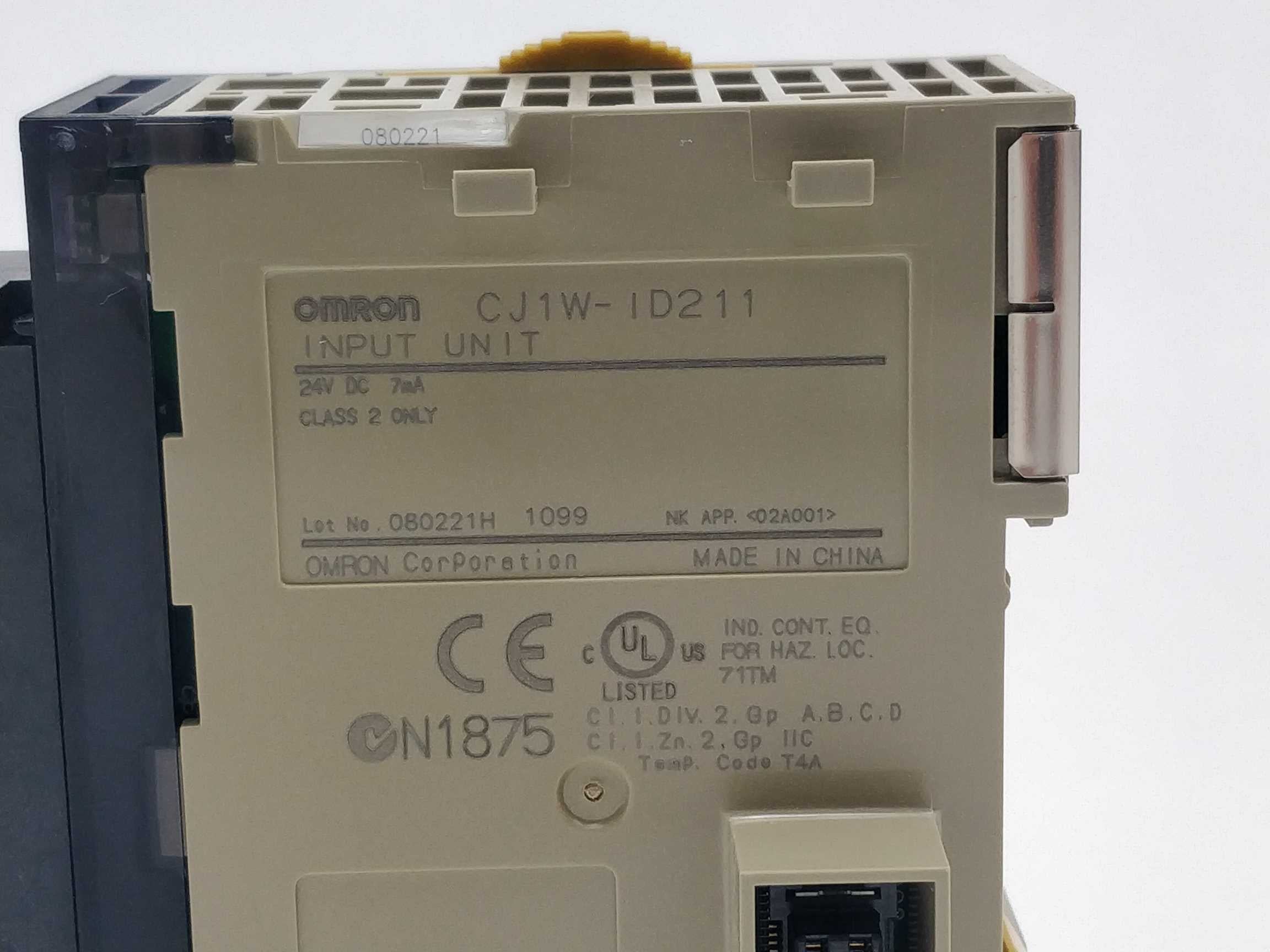 OMRON CJ1W-ID211 Input Unit ID211 24V DC 7mA – Buy2Sell ApS