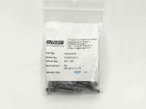Stöger Automation 801 105 Bit M5 6,0 TX 15 16 Pcs,